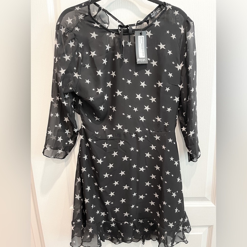 Brand New Black Star Dress